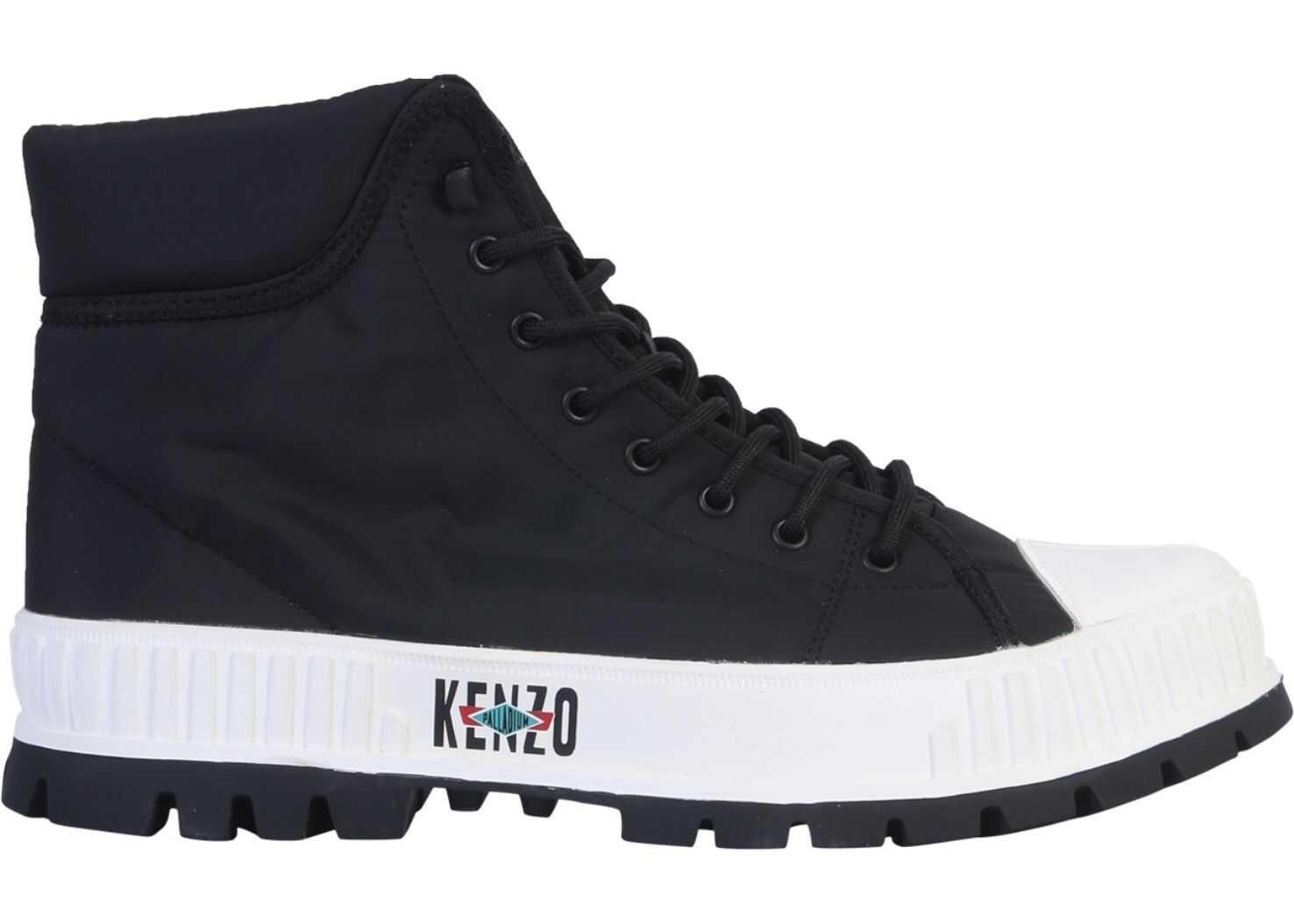 Kenzo Low Top Nylon Sneaker BLACK