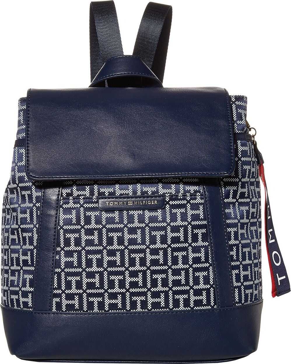 Tommy Hilfiger Lottie Jacquard Backpack Navy/White