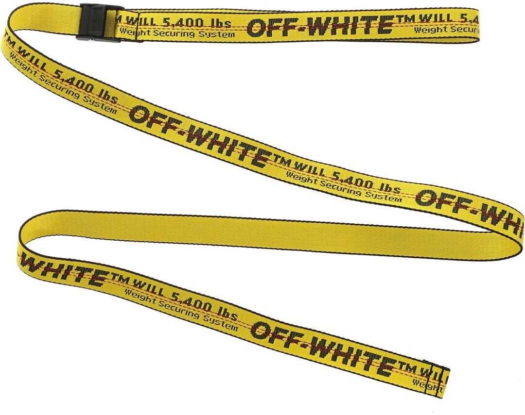 Off-White Carryov Mini Industrial Belt In Yellow Yellow