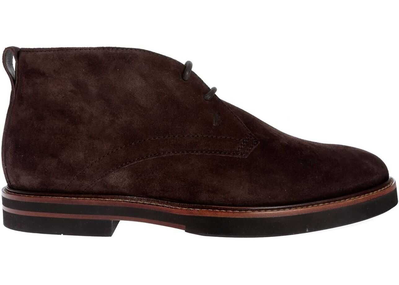 Desert Shoes In Brown Suede