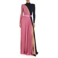 Rochii lungi Two-Tone Long Dress In Fuchsia And Blue Femei