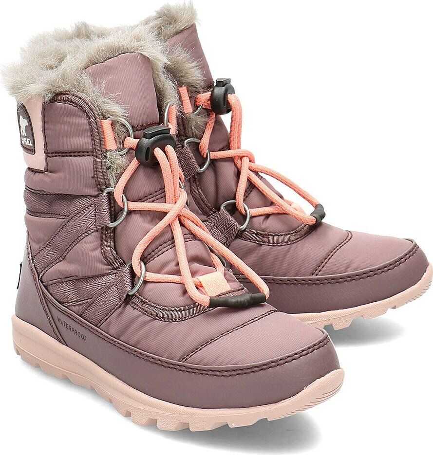 Cizma SOREL Youth Whitney Short Lace Fioletowy