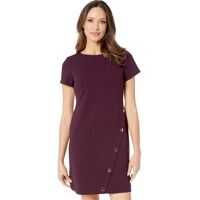 Rochii elegante Asymmetrical Snap Hem Dress Femei