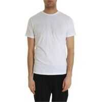 Tricouri Embossed Logo T-Shirt In White Barbati