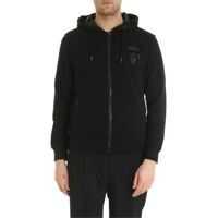 Bluze de trening Flock Print Sweatshirt In Black Barbati