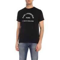 Tricouri Address T-Shirt In Black Barbati