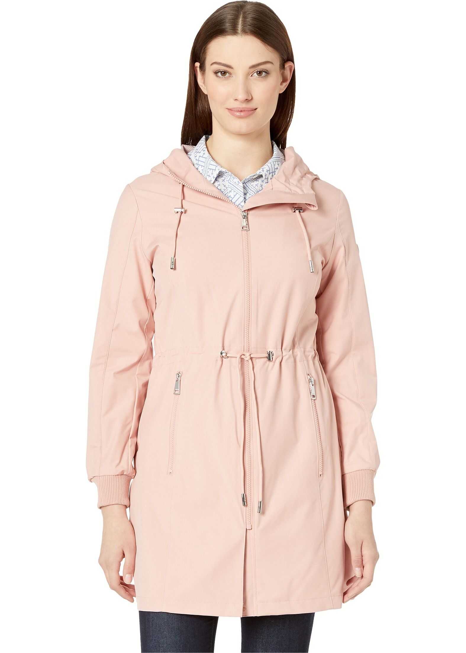 Calvin Klein Fashion Anorak Raincoat Peach
