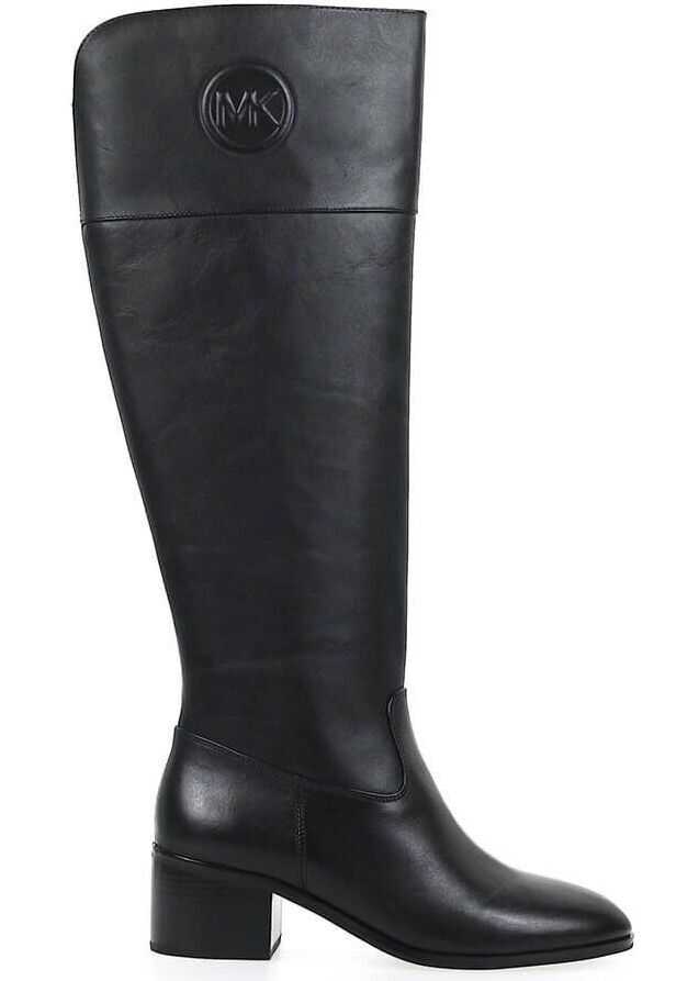 Michael Kors Leather Boots BLACK