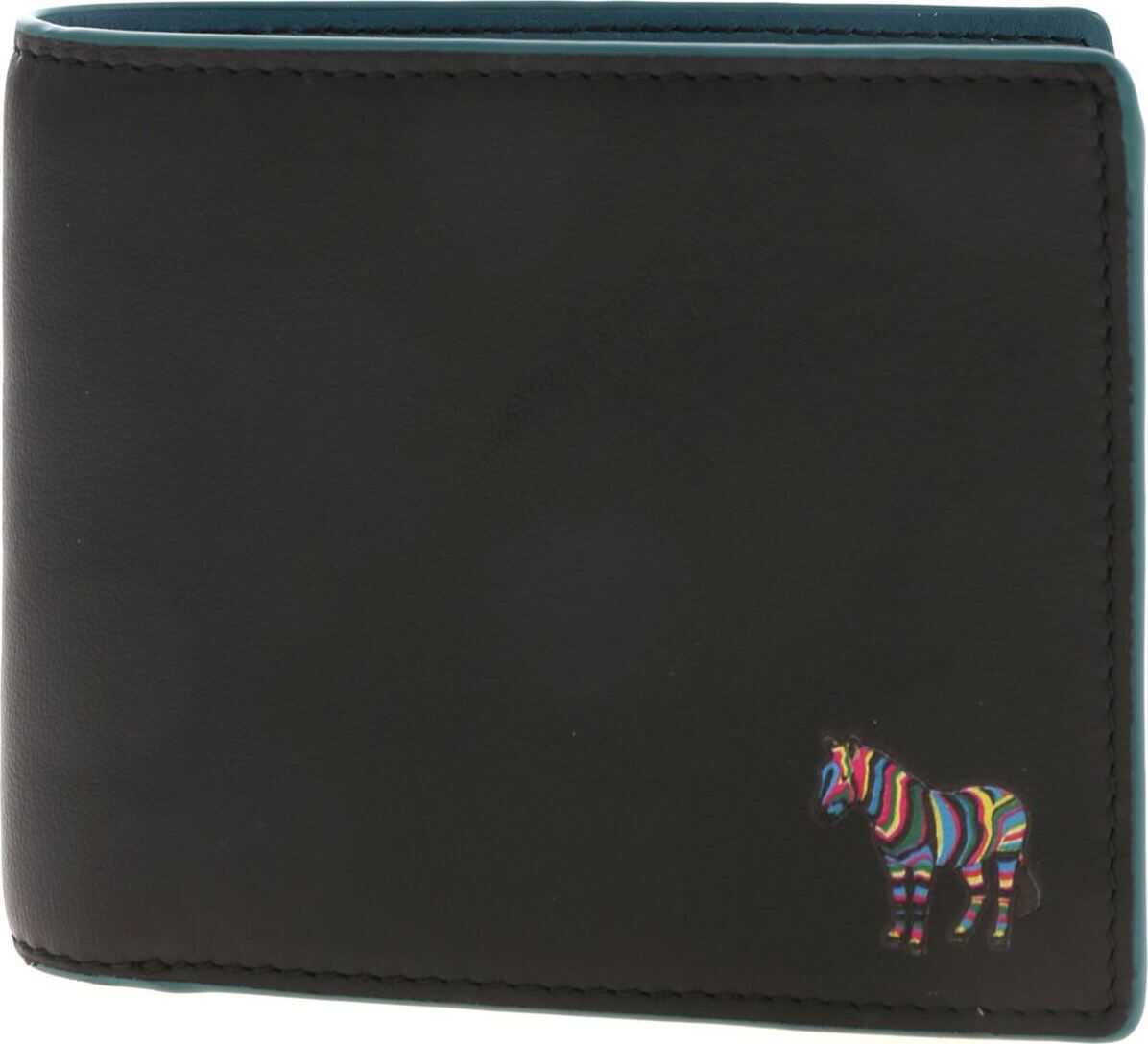 PS by Paul Smith Zebra Logo Wallet In Black Black