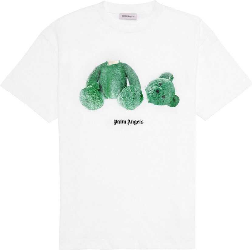 Palm Angels Cotton T-Shirt WHITE