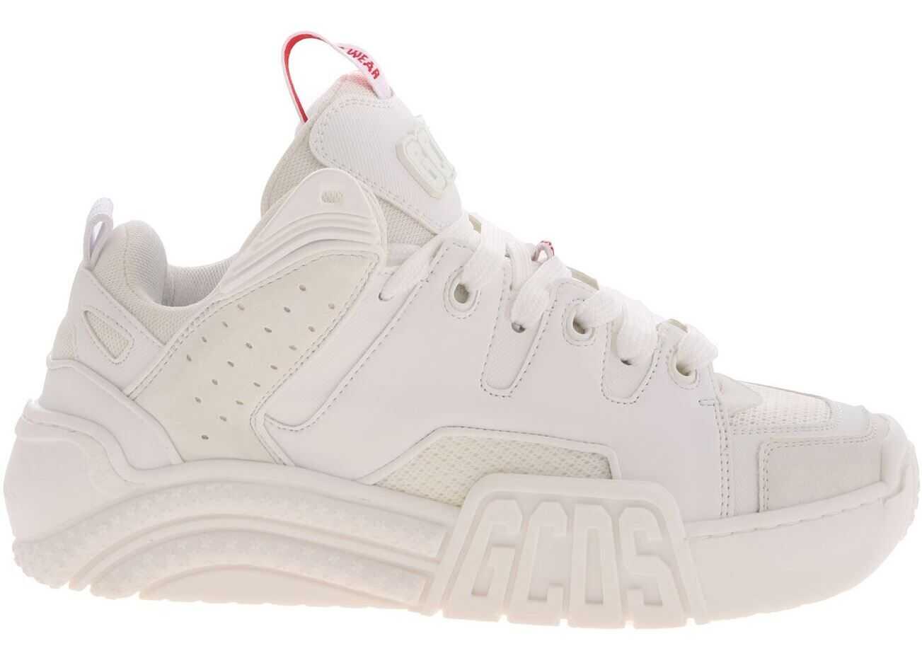 GCDS Gcds Logo Sneakers In White White