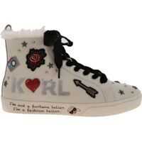 Sneakers Karl Lagerfeld Jewel Badge Hi Sneakers In White
