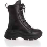 Cizme Leather Ankle Boots Femei