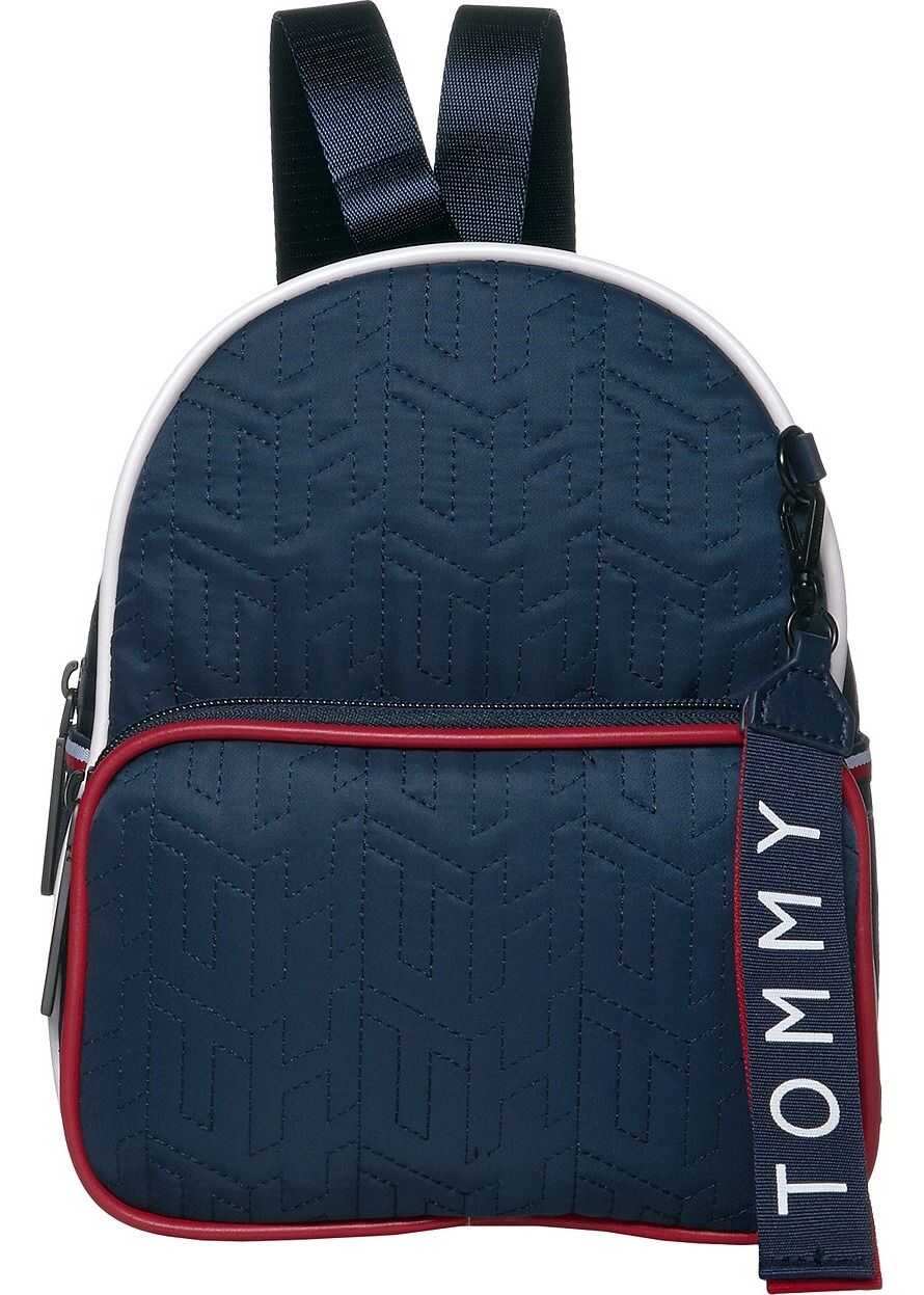 Tommy Hilfiger Taylor Smooth Nylon Mini Crossbody Backpack Tommy Navy