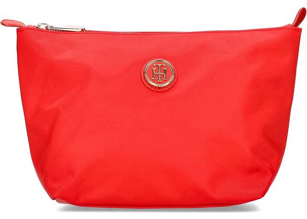 Tommy Hilfiger Poppy Washbag Solid Czerwony