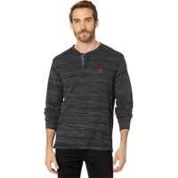 Bluze Henley Space Dye Thermal Henley Barbati