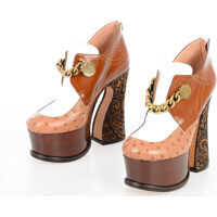Botine MM22 14cm Ankle Boots with Embroidered Heel Femei