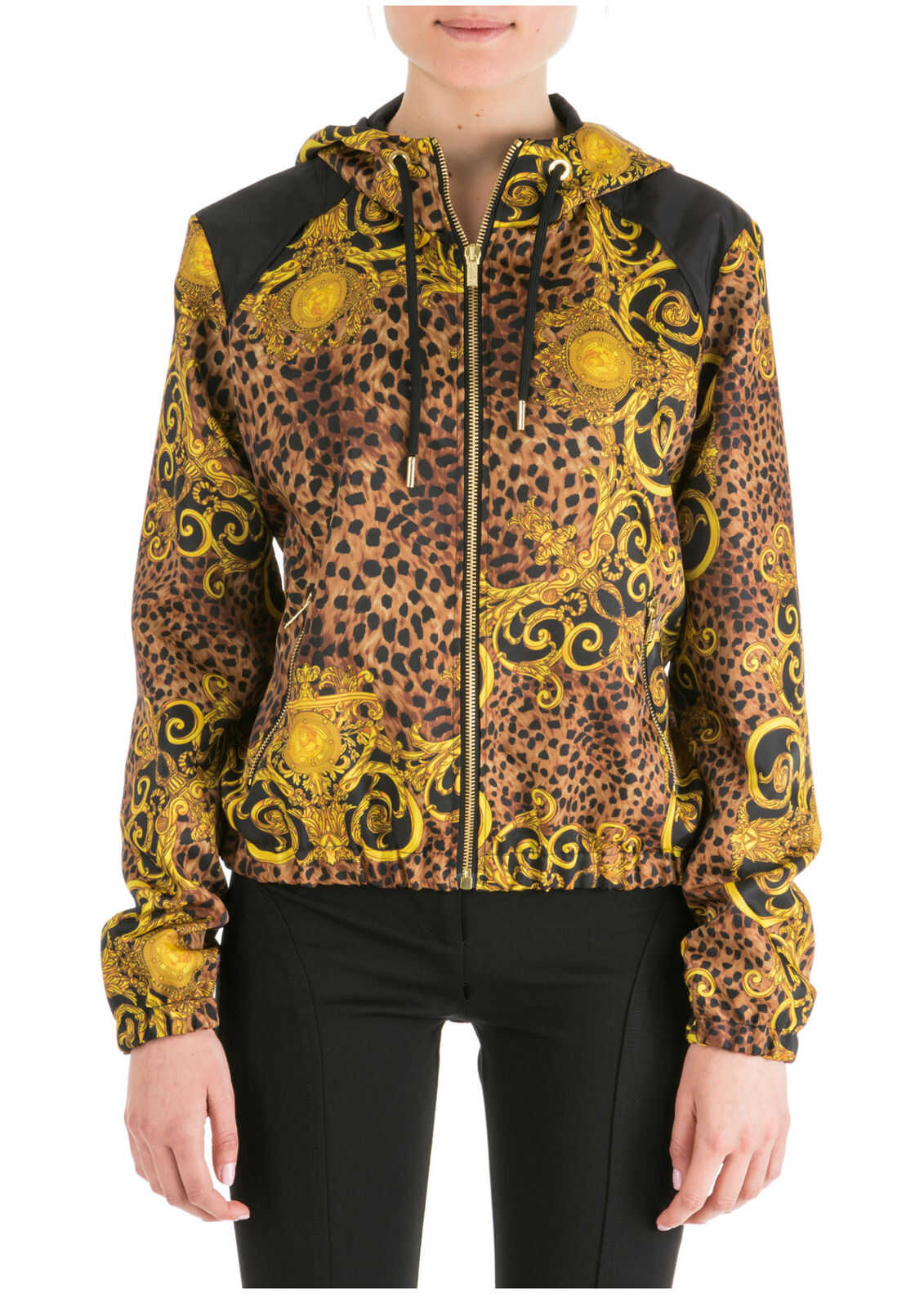 Bluza Versace Jeans Couture Leo Baroque Black