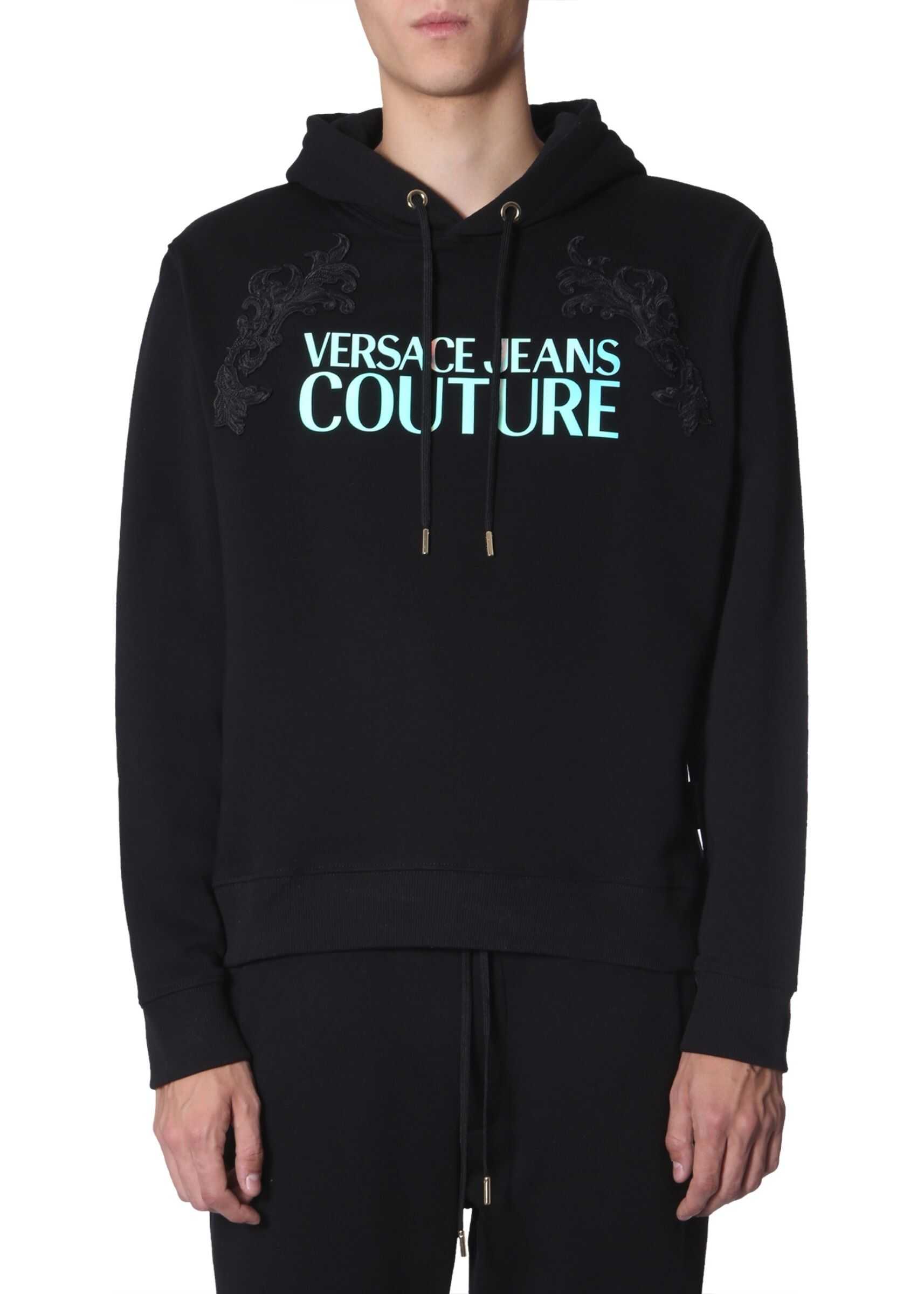 Versace Jeans Couture Hooded Sweatshirt BLACK