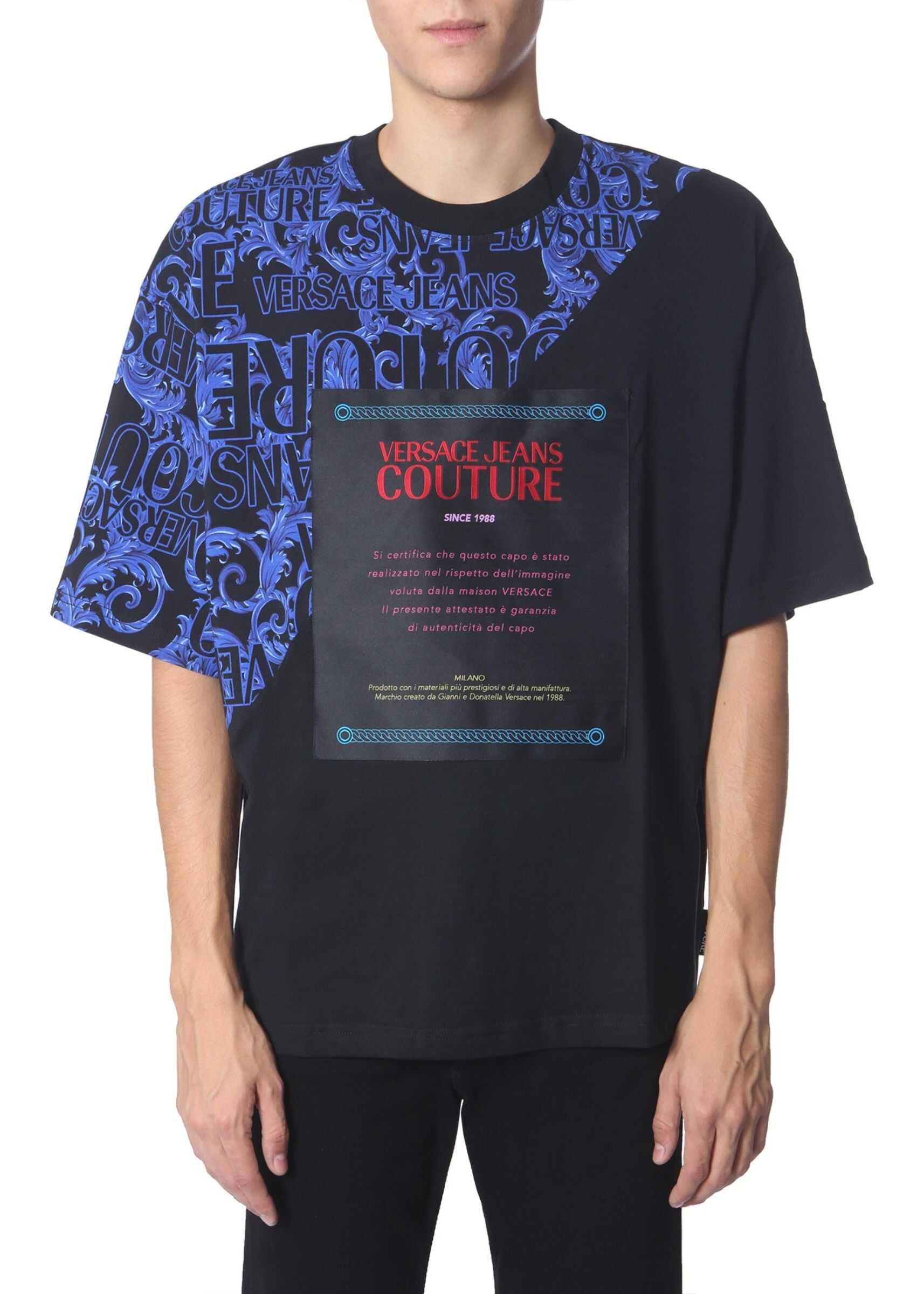 Versace Jeans Couture Round Neck T-Shirt BLUE