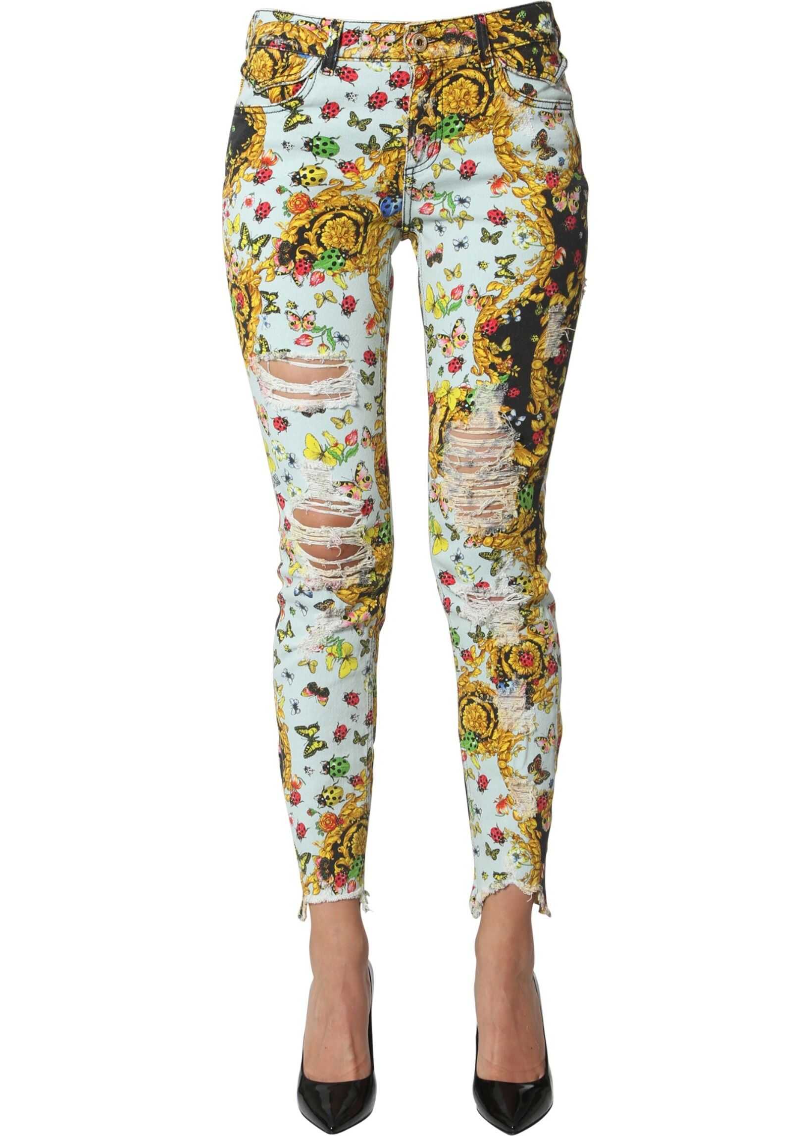 Versace Jeans Couture Skinny Fit Jeans MULTICOLOUR