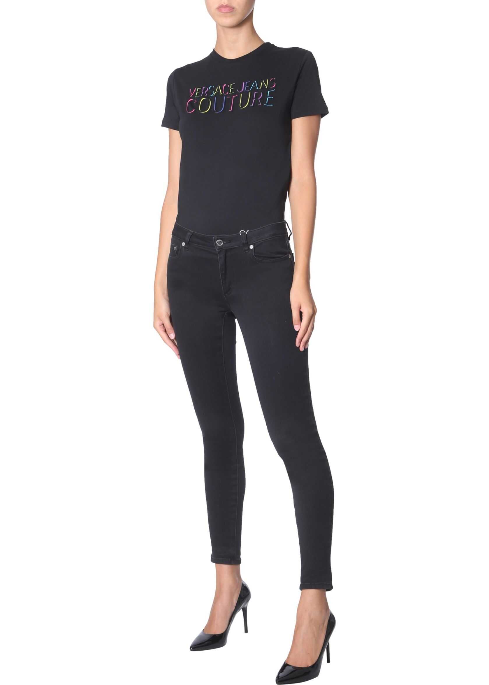 Versace Jeans Couture Round Neck T-Shirt BLACK