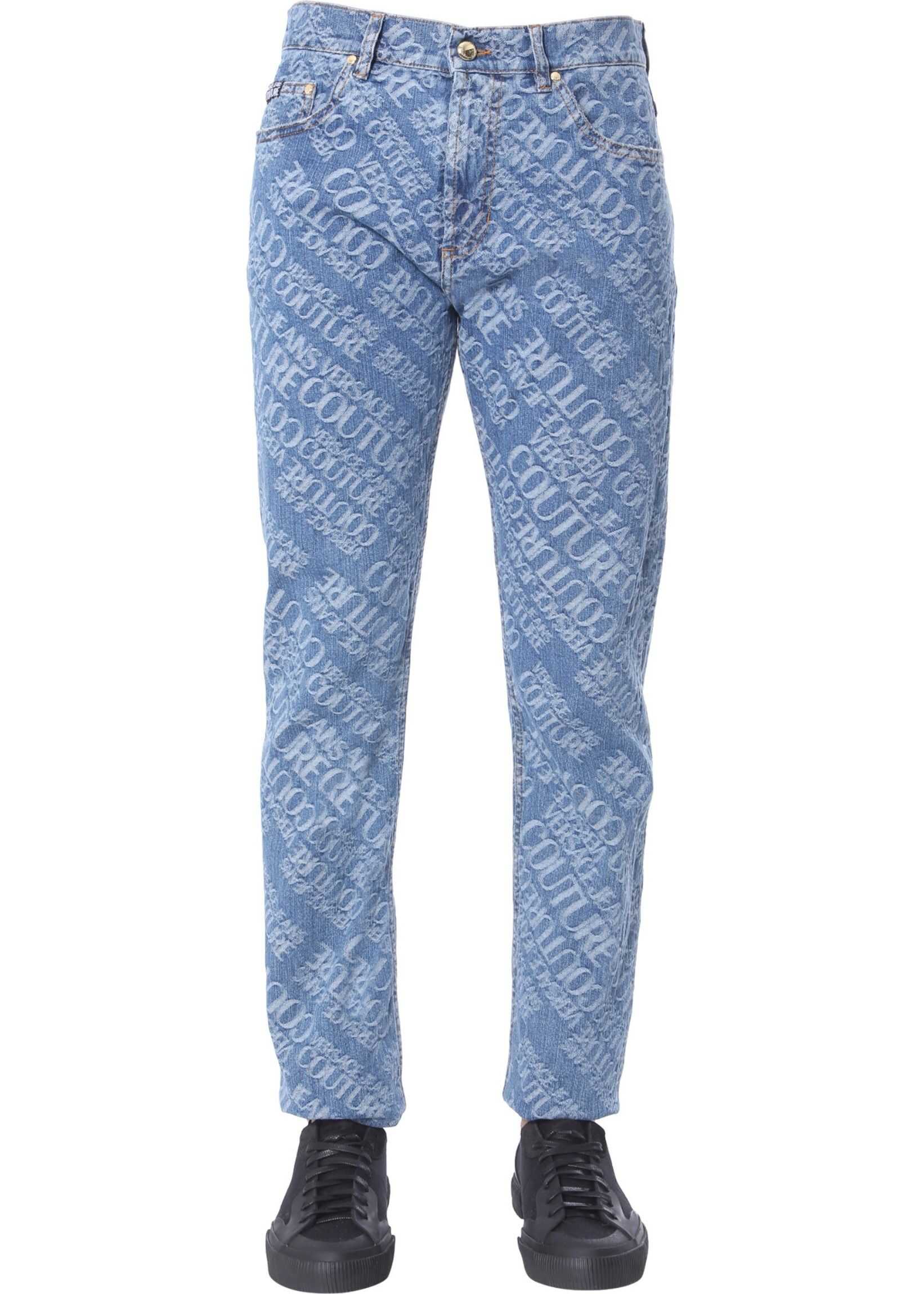 Blug Versace Jeans Couture Logo Jacquard Jeans DENIM