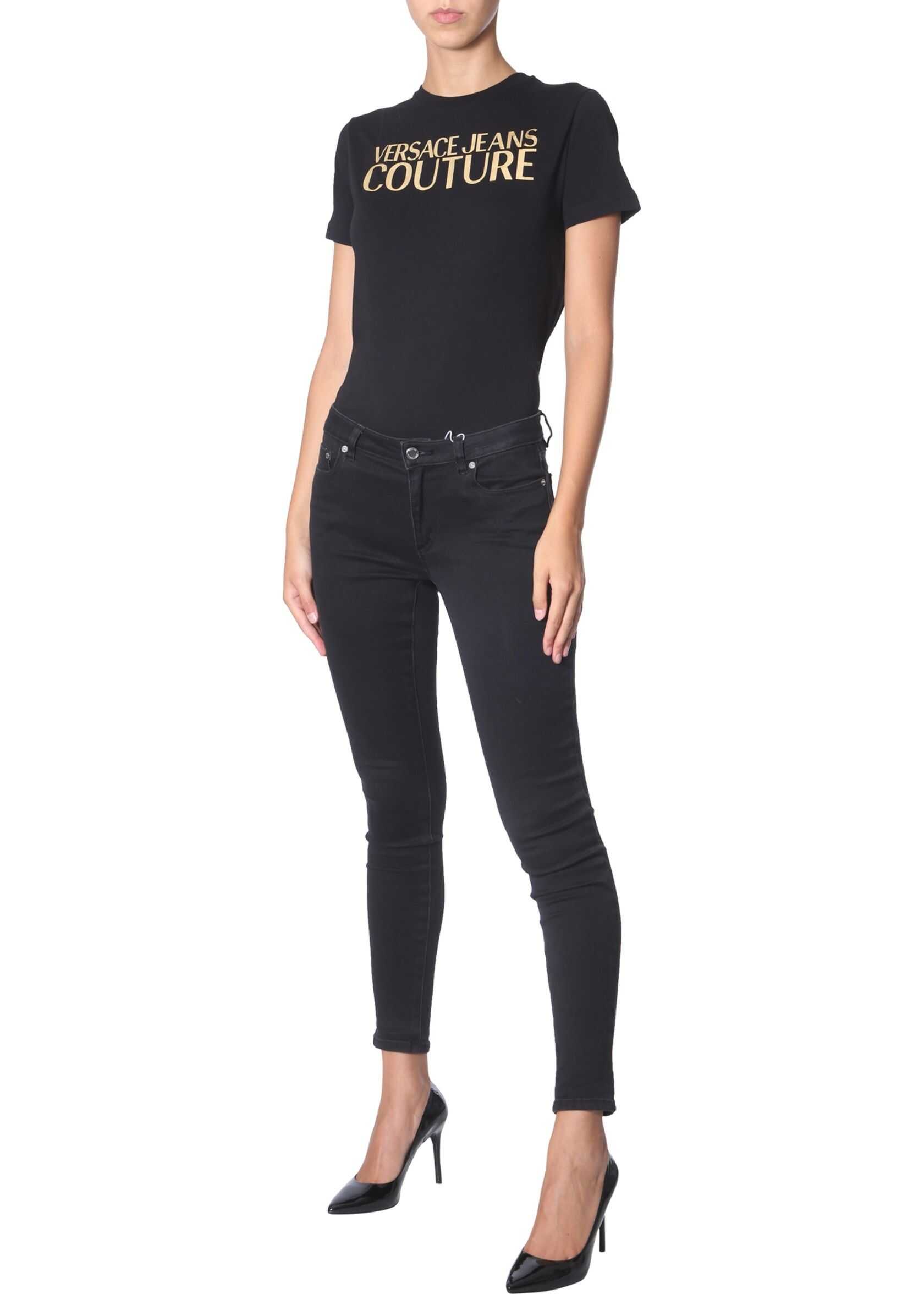 Versace Jeans Couture Round Neck T-Shirt BLACK