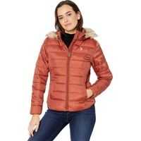 Geci de iarna Basic Jacket with Faux Fur Hood Femei