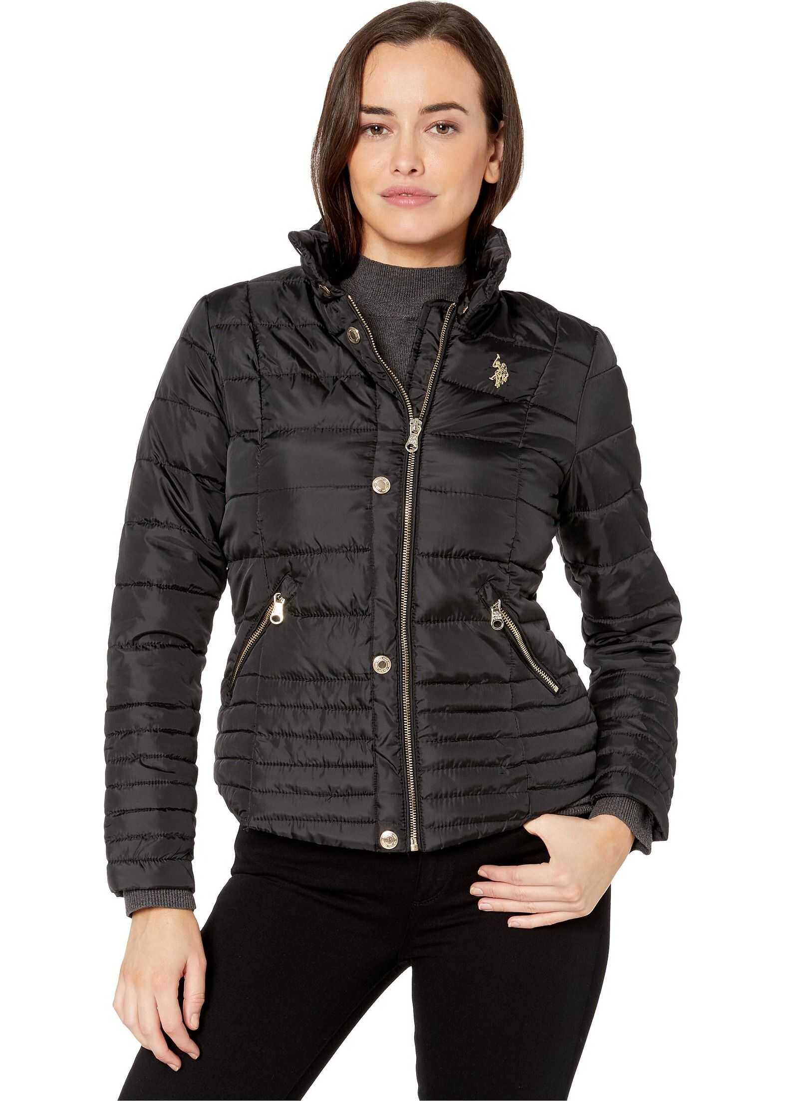 U.S. POLO ASSN. Moto Jacket Black