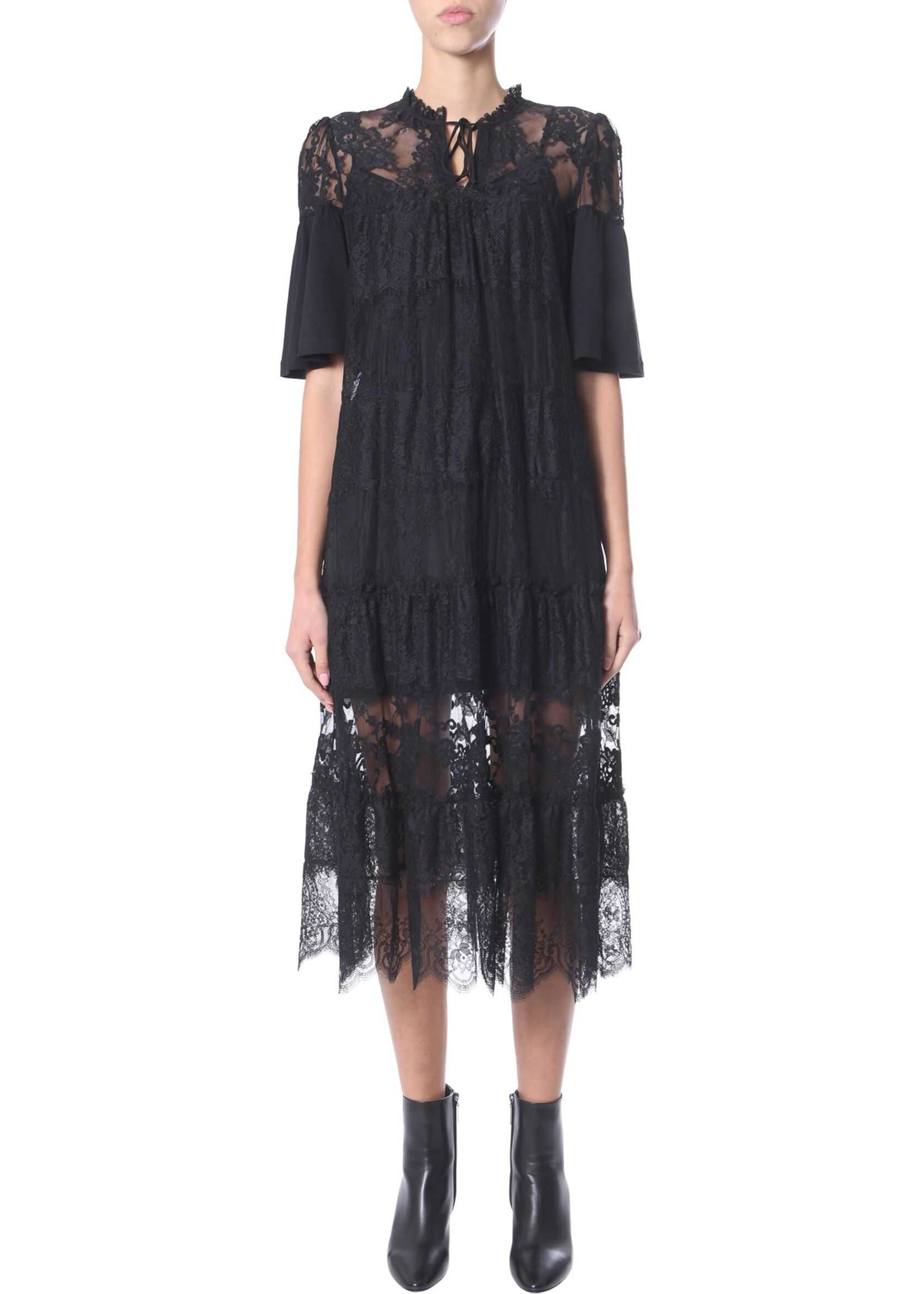 MCQ Alexander McQueen Lace Dress BLACK