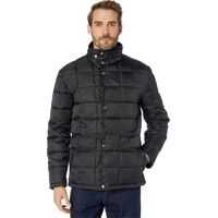 Geci de iarna Box Quilt Jacket w/ Faux Leather Trim Barbati