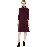 Rochii casual Cowl Neck Fit-and-Flare Knit Dress Femei