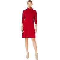 Rochii casual Cowl Neck Fit-and-Flare Knit Dress Femei