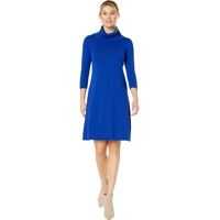 Rochii casual Cowl Neck Fit-and-Flare Knit Dress Femei