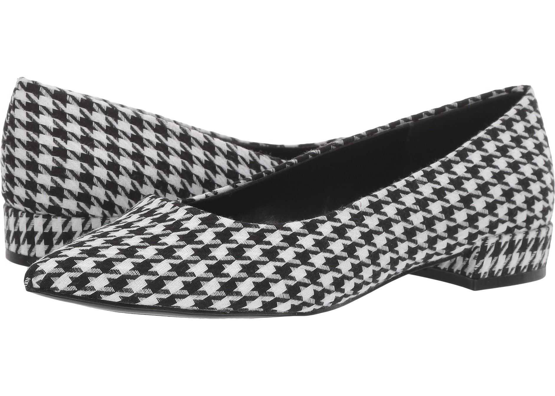 Nine West Fayth Flat Black/White