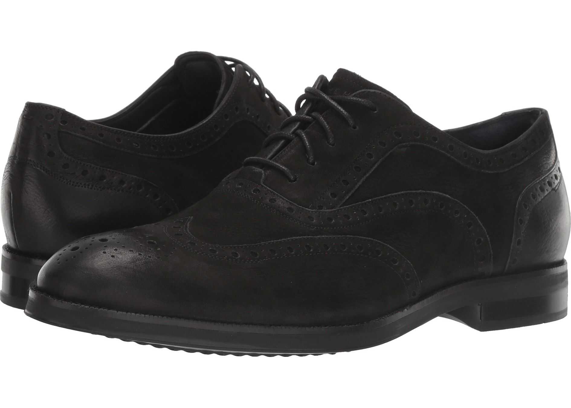 Cole Haan Lewis Grand 2.0 Wing Tip Oxford Black