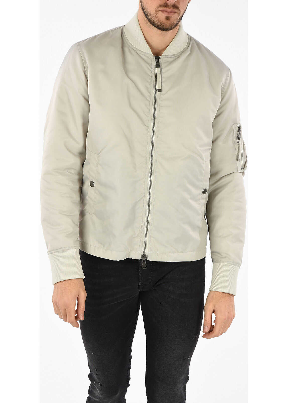 Diesel JBLACK GOLD Padded JEBORD-SPRAY Jacket GRAY
