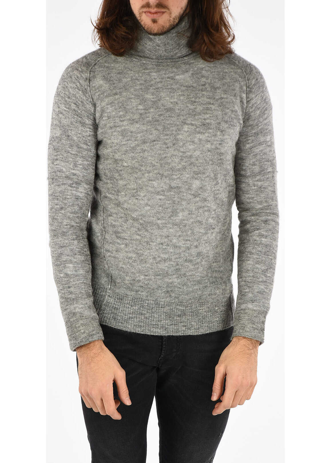 Diesel BLACK GOLD Wool Blend KRODYN Pullover GRAY