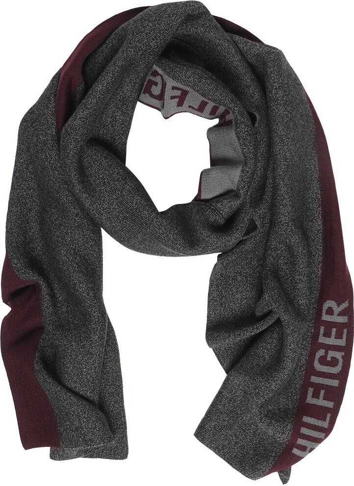Tommy Hilfiger Selvedge Scarf - Szalik Szary