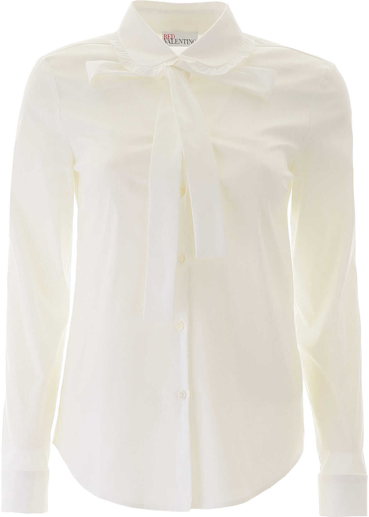 Camasa RED VALENTINO Shirt With Bow BIANCO