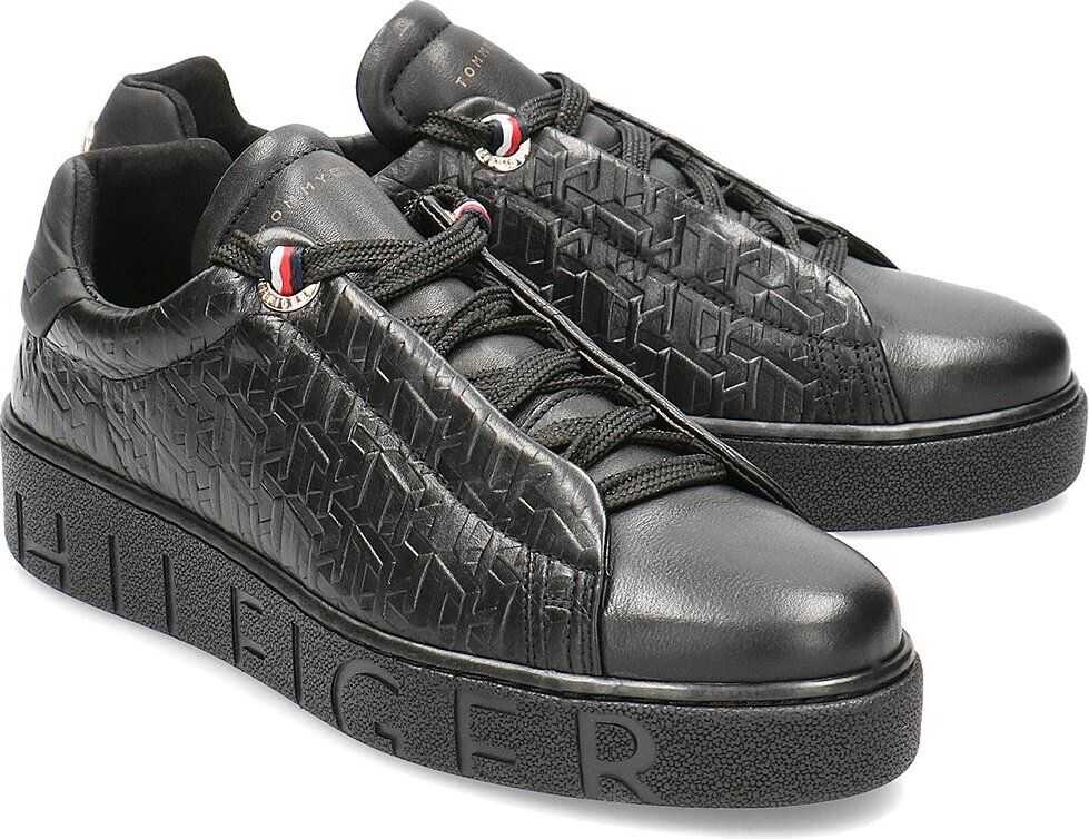 Tommy Hilfiger Tommy Monogram Dressy Sneaker Czarny