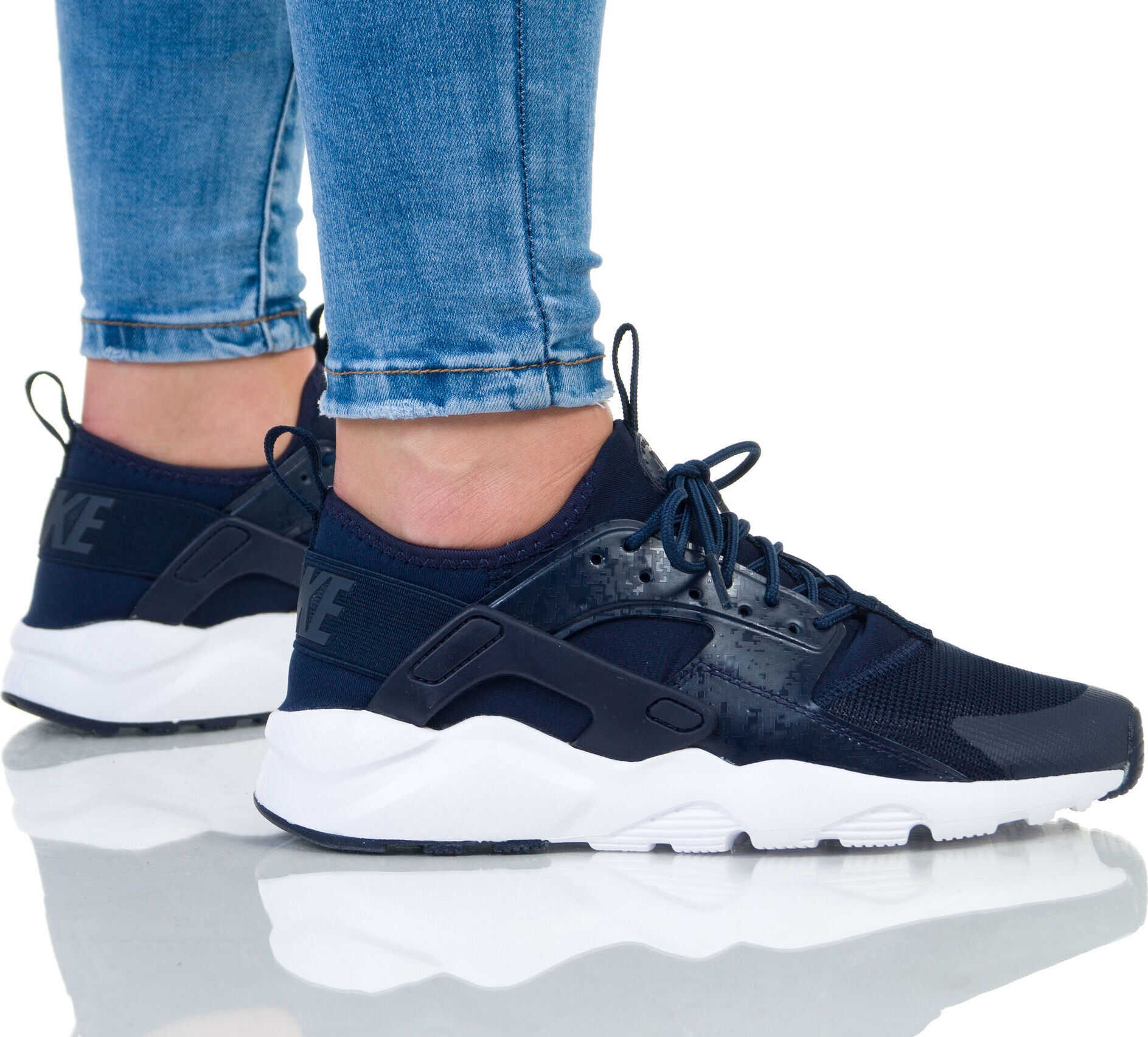 Nike Air Huarache Run Ultra GS Bleumarin