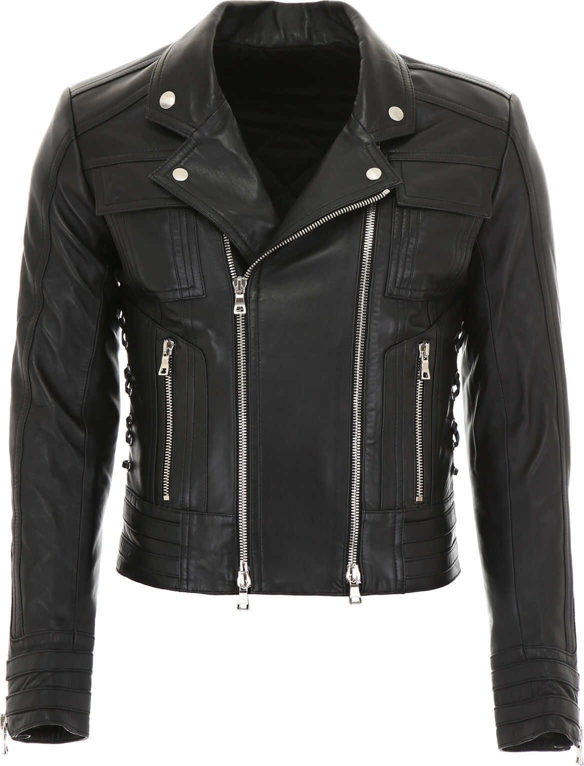 Balmain Leather Jacket BLACK