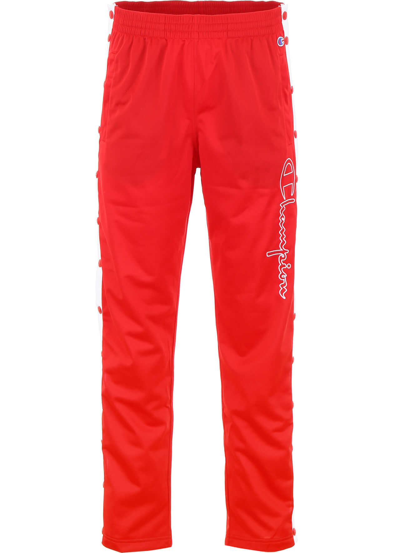 Champion Snap Button Joggers HTR RED