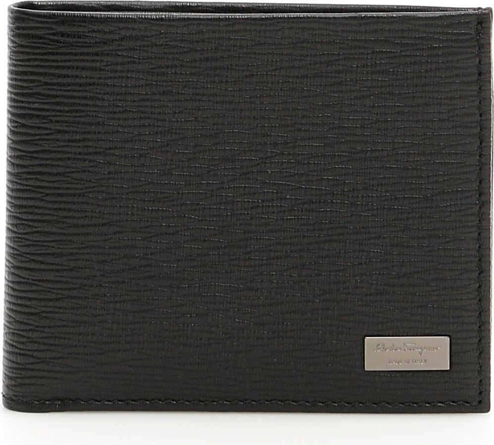 Salvatore Ferragamo Wallet With Coin Case BLACK