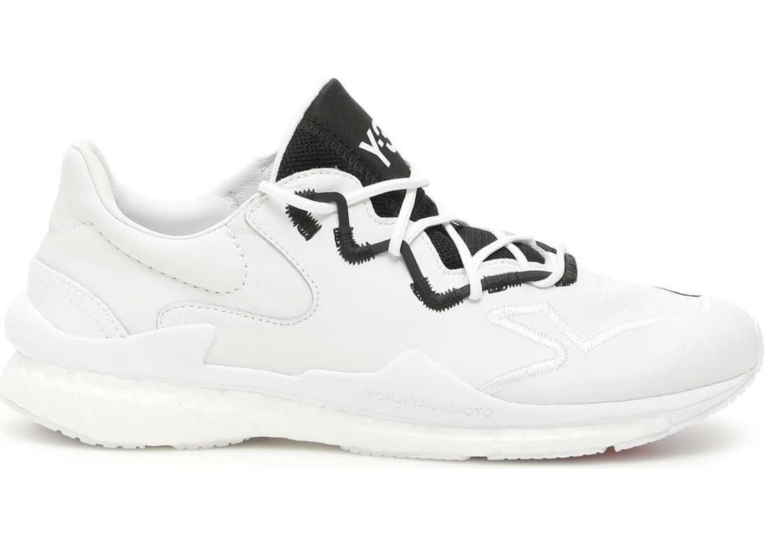 Y-3 Adizero Runner Sneakers WHITE WHITE BLACK