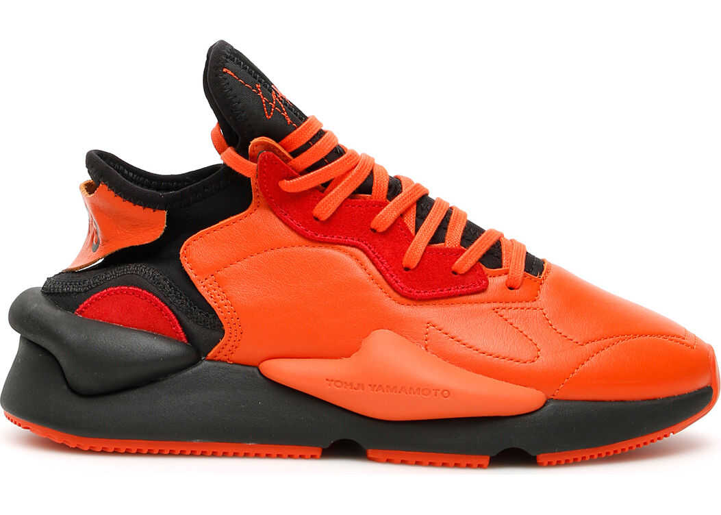 Y-3 Kaiwa Sneakers ICON ORANGE BLACK WHITE