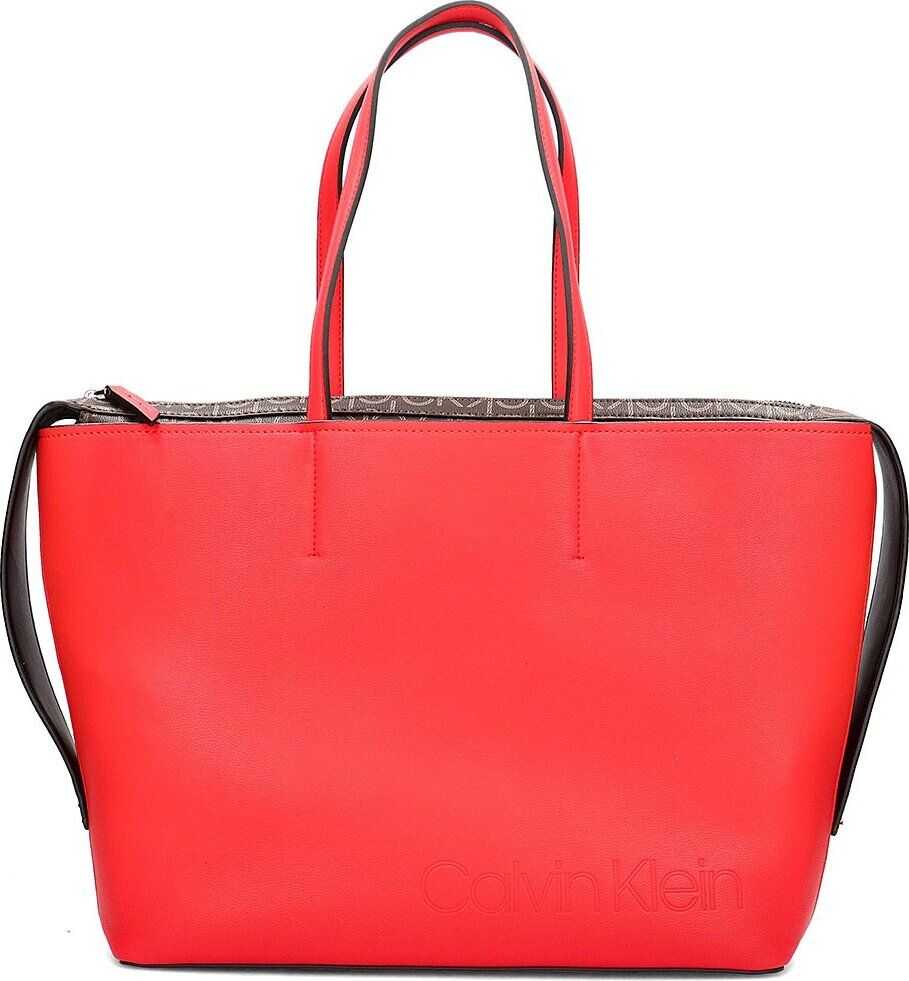 Calvin Klein Attached Shopper Czerwony