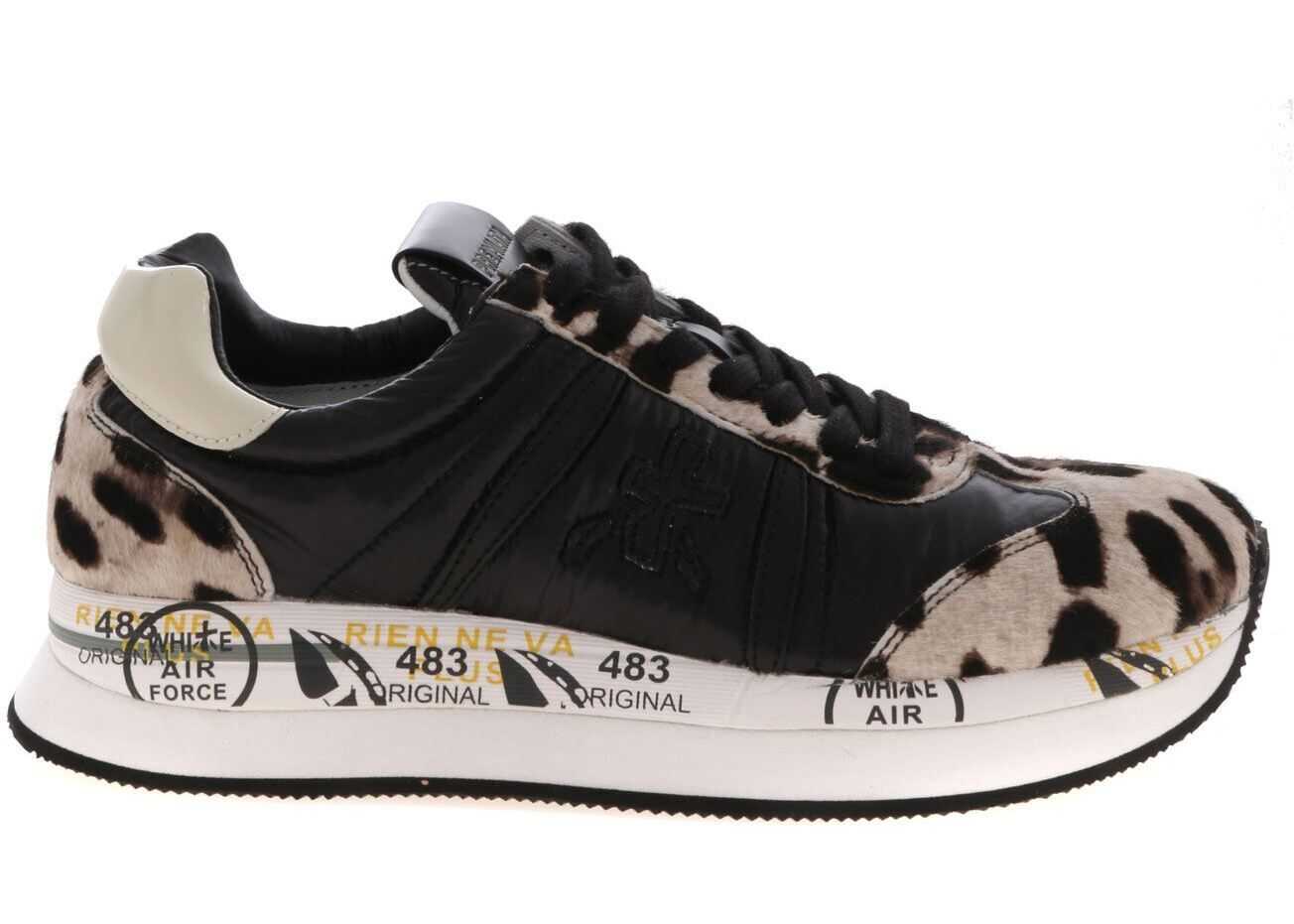 Conny Sneakers In Black And Animalier